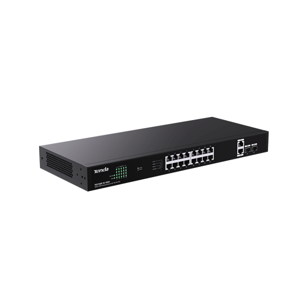 TENDA SWITCH POE UNMANAGED, 20 PORT, 16 POE [TEG1120P-16-150W]