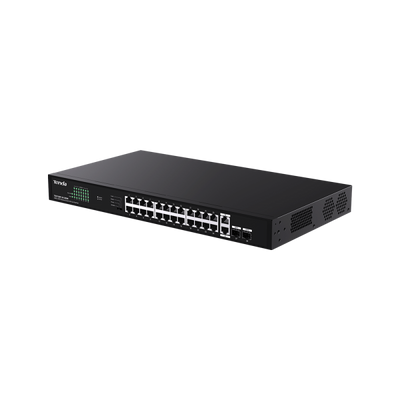 TENDA SWITCH POE UNMANAGED, 28 PORT, 24 POE [TEG1128P-24-250W]