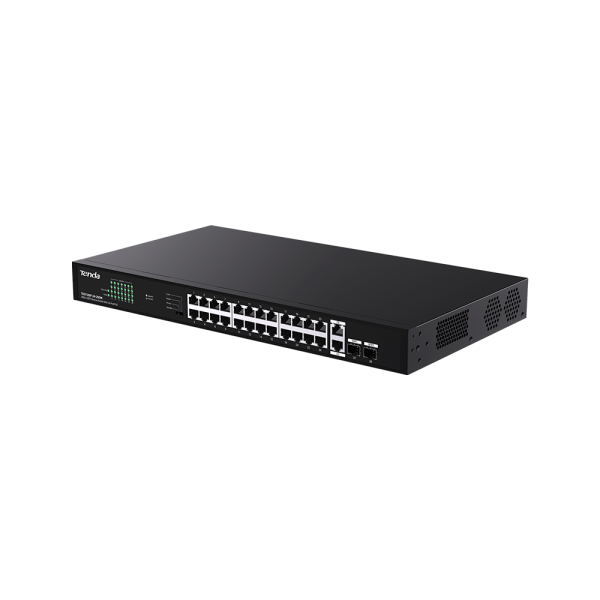 TENDA SWITCH POE UNMANAGED, 28 PORT, 24 POE [TEG1128P-24-250W]
