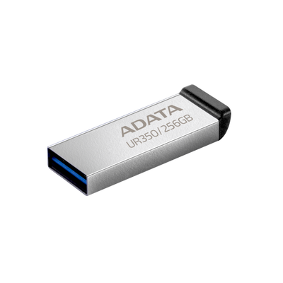 ADATA UR350 unità flash USB 256 GB USB tipo A 3.2 Gen 1 (3.1 Gen 1) Nero, Argento [UR350-256G-RSR/BK]