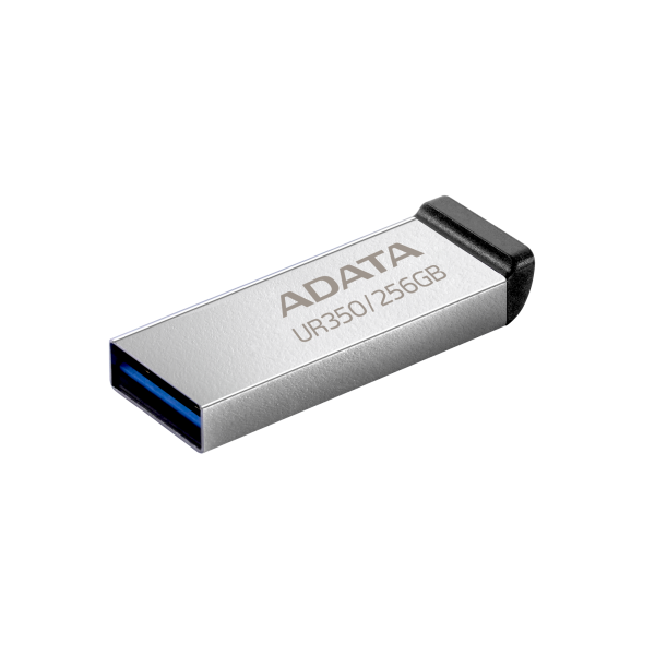 ADATA UR350 unità flash USB 256 GB USB tipo A 3.2 Gen 1 (3.1 Gen 1) Nero, Argento [UR350-256G-RSR/BK]