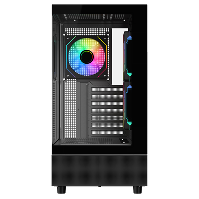 ITEK CASE SHOWBUI 42B, GAMING TOWER, ATX, 3X12CM ARGB FAN, 2XUSB3, TYPE-C, SIDE FRONT PANEL TEMP G [ITGCASB42B]
