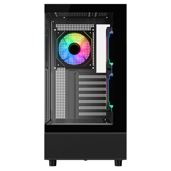 ITEK CASE SHOWBUI 42B, GAMING TOWER, ATX, 3X12CM ARGB FAN, 2XUSB3, TYPE-C, SIDE FRONT PANEL TEMP G [ITGCASB42B]