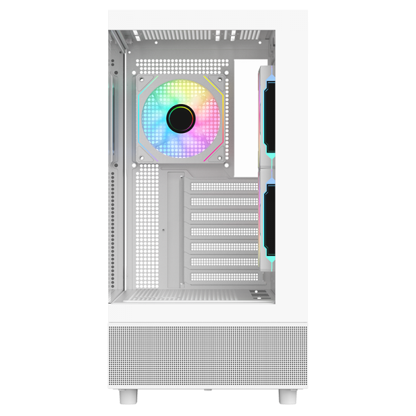 ITEK CASE SHOWBUI 42W, GAMING TOWER, ATX, 3X12CM ARGB FAN, 2XUSB3, TYPE-C, SIDE FRONT PANEL TEMP [ITGCASB42W]