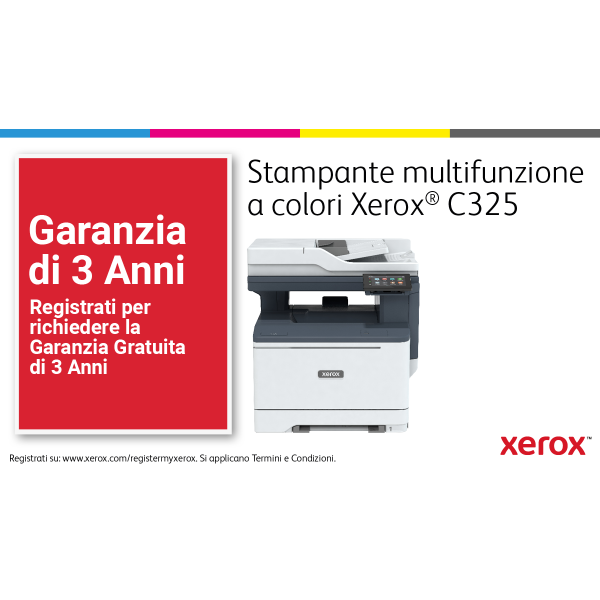Xerox C325V - Laser printer - Colour - 33 ppm - WiFi [C325V_DNI]
