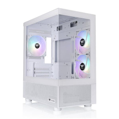 THERMALTAKE CASE MICRO VIEW 170 TG ARGB SNOW 3xARGB FAN [CA-1Z4-00M6WN-00]