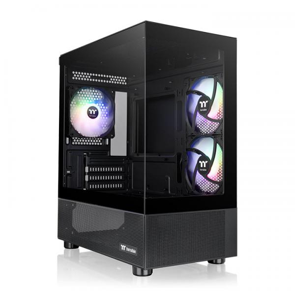 THERMALTAKE CASE MICRO VIEW 170 TF ARGB BLACK TG 3xARGB FAN [CA-1Z4-00M1WN-00]