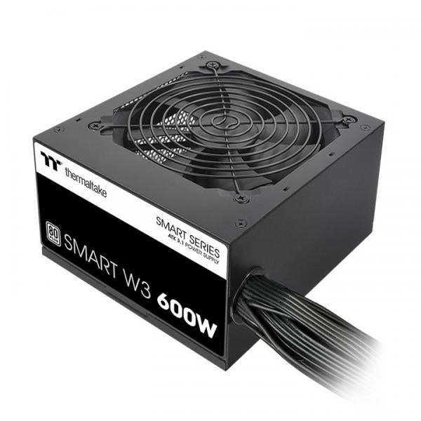 Thermaltake Smart W3 alimentatore per computer 600 W 24-pin ATX ATX Nero [PS-SPW-0600NNFAWE-1]