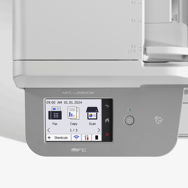 BROTHER MULTIFUNZIONE LASER A4 B/N, 34PPM FRONTE/RETRO, ADF, USB/LAN/WIFI, 4 IN 1 [MFCL2980DW]