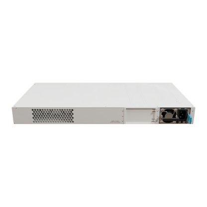 MikroTik, CRS320-8P-8B-4S+RM, Cloud Router Switch 320-8P-8B-4S+RM with dual-core 800 MHz CPU, 256 MB RAM, 98DX226S switch chip, 17 x Gigabit Eth ports (8 x 802.3af/at, 8 x 802.3bt PoE-out), 4 x 10G SF [CRS320-8P-8B-4S+RM]