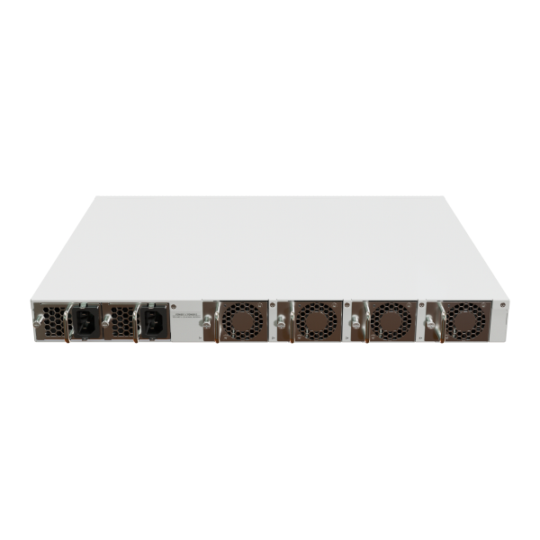 MikroTik, CRS520-4XS-16XQ-RM, Cloud Router Switch 520-4XS-16XQ-RM with Quad-Core AL52400 2 GHz CPU, 4 GB RAM, 98CX8410 switch chip, 2 x 10G Eth ports, 4 x 25G SFP28 ports, 16 x 100G QSFP28 ports, Rou [CRS520-4XS-16XQ-RM]