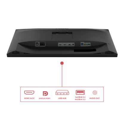 Aoc E3 Series - 27 inch - 4K Ultra HD IPS LED Monitor - 3840x2160 - Pivot / HAS [U27E3UF]