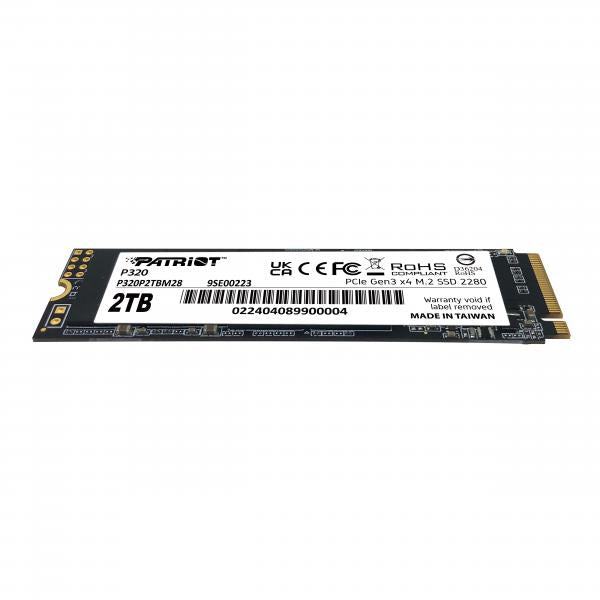 PATRIOT SSD P320 2TB M.2280 PCI-E R/W 3000/2200MB/S [P320P2TBM28]