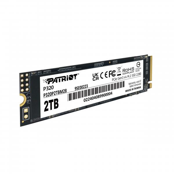 PATRIOT SSD P320 2TB M.2280 PCI-E R/W 3000/2200MB/S [P320P2TBM28]