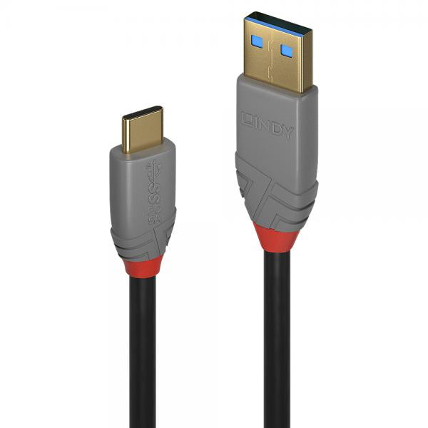 LINDY No. 36919 - Cavo USB 3.2 tipo A a C Anthra Line, 10Gbps, 3m [LIN-36919]