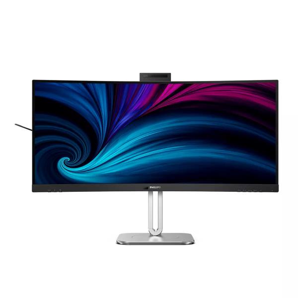 Philips 6000 Series - 34 inch Curved - UltraWide Quad HD VA LED Monitor - 3440x1440 - Thunderbolt 4 - HAS / RJ45 / Webcam [34B2U6603CH/00]