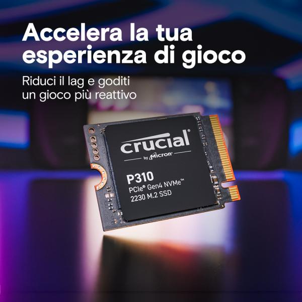 Crucial P310 2TB PCIe Gen4 NVMe 2230 M.2 SSD [CT2000P310SSD2]
