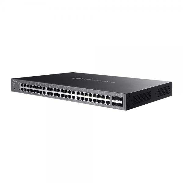 TP-Link - SG2452LP - Omada 52-Port Gigabit Smart Switch with 32-Port PoE+ PORT: 48 Gigabit Ports (32PoE+ and 16 Non-PoE), 4 Gigabit SFP Slots- SPEC: 32 802.3at/af, 230 W PoE Power, 1U 19-inch Rac [SG2452LP]