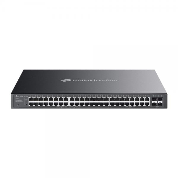 TP-Link - SG2452LP - Omada 52-Port Gigabit Smart Switch with 32-Port PoE+ PORT: 48 Gigabit Ports (32PoE+ and 16 Non-PoE), 4 Gigabit SFP Slots- SPEC: 32 802.3at/af, 230 W PoE Power, 1U 19-inch Rac [SG2452LP]