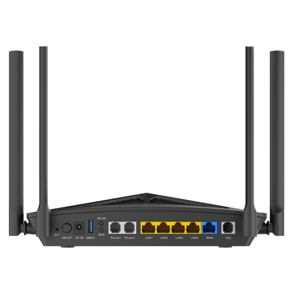 D-LINK MODEM/ROUTERWIRELESS WI-FI6 AX3000 ADSL2+/VDSL2 GIGABIT, VOIP [DSL-X3052E]