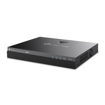 TP-Link - VIGI NVR2008H-8MP -8 Channel PoE+ Network Video Recorder, 8x 10/100 Mbps PoE+ Ports, PoE Power 113W, 802.3 af/at,2x SATA Interface(up to 10 TB), 2x USB 2.0, 53.5V DC/1.31A, 1x VGA port & 1x [VIGINVR2008H-8MP]