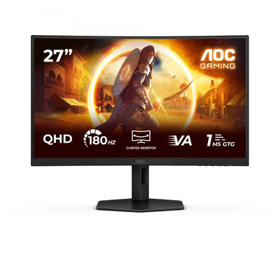 AOC MONITOR GAMING 27 LED VA QHD 1MS 300 CDM 180Hz, REG ALTEZZA, DP/HDMI [CQ27G4X]