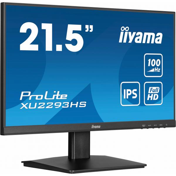 Iiyama ProLite XU2293HS-B6 computer monitor 54.6 cm (21.5INCH) 1920 x 1080 pixels Full HD LED Black [XU2293HS-B6]