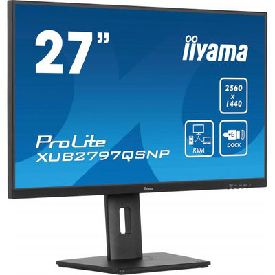 iiyama ProLite XUB2797QSNP-B1 Monitor PC 68,6 cm (27") 2560 x 1440 Pixel Wide Quad HD LED Nero [XUB2797QSNP-B1]