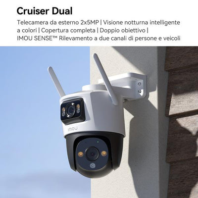 IMOU TELECAMERE IP CRUISER DUAL 6MP PTZ IP/WI-FI FULL-COLOR 6MP 3.6 MM IR [IPC-S7XP-6M0WED]