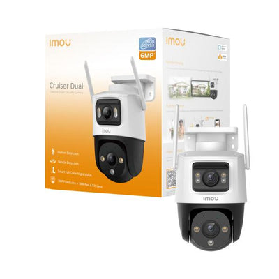 IMOU TELECAMERE IP CRUISER DUAL 6MP PTZ IP/WI-FI FULL-COLOR 6MP 3.6 MM IR [IPC-S7XP-6M0WED]