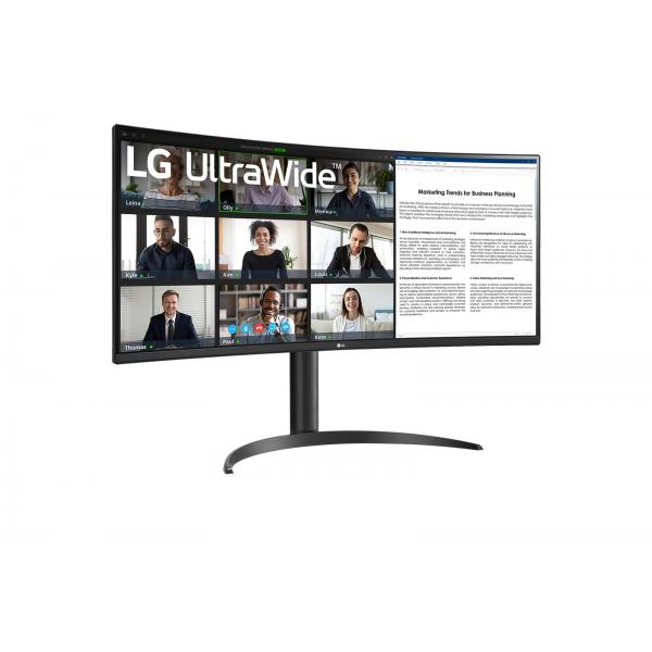 LG MONITOR CURVO 34" LED VA 100Hz 21:9 3440 x 1440 5ms 300 CDM, , REG ALTEZZA, USB-C DOCK, DP/HDMI [34BR55QC]