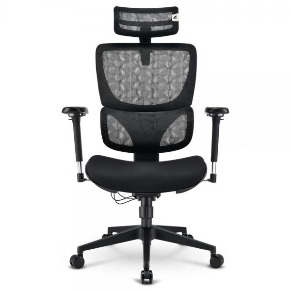 SHARKOON SEDIA OFFICE FABRIC SEAT BASE 3D ARMREST HEADREST 5 HEIGHTS ADJUSTABLE MAX WEIGHT CAPACI [OFFICEPALC40]