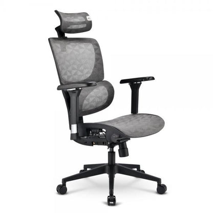 SHARKOON SEDIA OFFICE FABRIC SEAT BASE 4D ARMREST 5 HEIGHTS ADJUSTABLE MAX WEIGHT CAPACITY 150KG [OFFICEPALC40M]