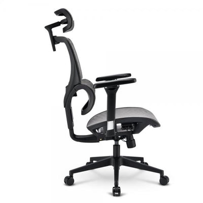 SHARKOON SEDIA OFFICE FABRIC SEAT BASE 4D ARMREST 5 HEIGHTS ADJUSTABLE MAX WEIGHT CAPACITY 150KG [OFFICEPALC40M]