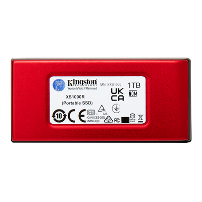 Kingston Technology 1TB SSD esterno XS1000 USB 3.2 Gen 2, Rosso [SXS1000R/1000G]