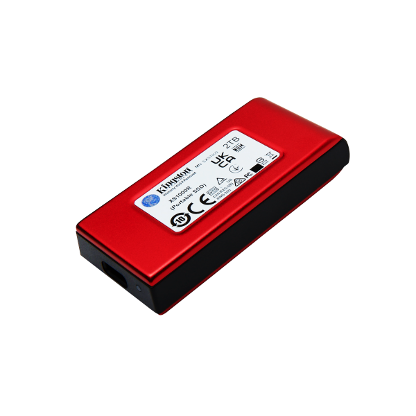 Kingston Technology 2TB SSD esterno XS1000 USB 3.2 Gen 2, Rosso [SXS1000R/2000G]