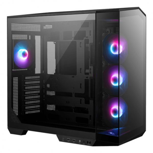 MSI MAG PANO 100R PZ, Global, 2xUSB 3.2 Gen 1, 1xUSB 3.2 Gen2 Type-C, 3x120mm ARGB Reverse Blade Fan [MAG PANO 100R PZ]