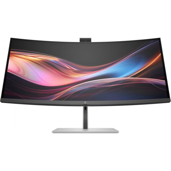 Hp Series 7 Pro (734pm) - 34 inch Curved - UltraWide Quad HD IPS Black LED Monitor - HAS / RJ45 / USB-C / TB / Webcam [8K157UT#ABB]