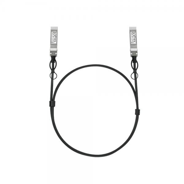 TP-Link - SM6220-1M - Omada 1 Meter 25G SFP28 Direct Attach Cable, Up to 1 m Distance, Support data rate of 25Gbps and 10Gbps, Compatible with 25G SFP28 Slot and 10G SFP+ Slot, Plug and Play [SM6220-1M]