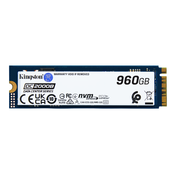 Kingston Technology 960G DC2000B PCIe 4.0 M.2 2280 Enterprise SSD [SEDC2000BM8/960G]