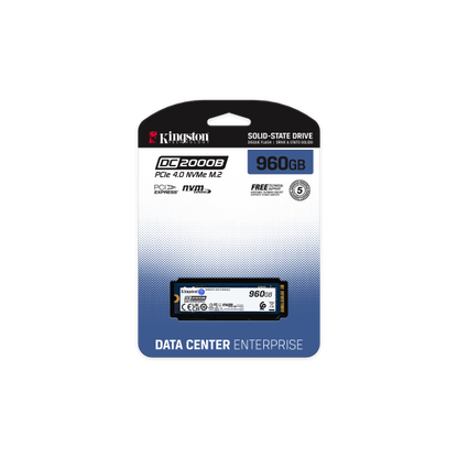 Kingston Technology 960G DC2000B PCIe 4.0 M.2 2280 Enterprise SSD [SEDC2000BM8/960G]