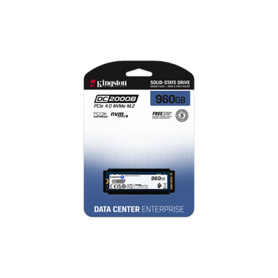 Kingston Technology 960G DC2000B PCIe 4.0 M.2 2280 Enterprise SSD [SEDC2000BM8/960G]