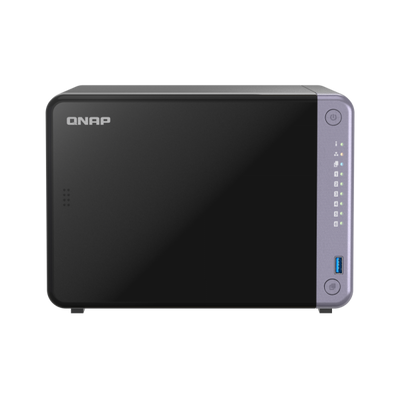 QNAP NAS - 6-bay 3.5" desktop NAS, AL524 4C 2.0GHz, 4GB DDR4 RAM (max 16GB), 2 x 10GbE SFP+, 2 x 2.5GbE, 1 x PCIe Gen3, 2 x USB 3.2 Gen1 - PROMO FINO AD ESAURIMENTO STOCK [TS-632X-4G]