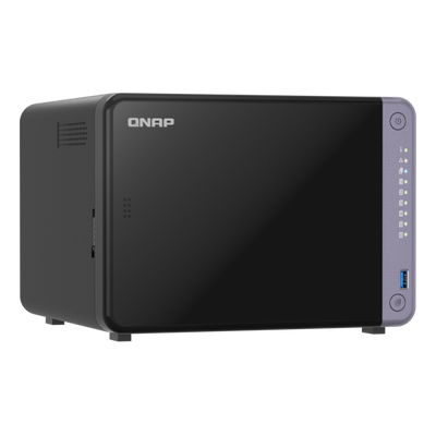 QNAP NAS - 6-bay 3.5" desktop NAS, AL524 4C 2.0GHz, 4GB DDR4 RAM (max 16GB), 2 x 10GbE SFP+, 2 x 2.5GbE, 1 x PCIe Gen3, 2 x USB 3.2 Gen1 - PROMO FINO AD ESAURIMENTO STOCK [TS-632X-4G]