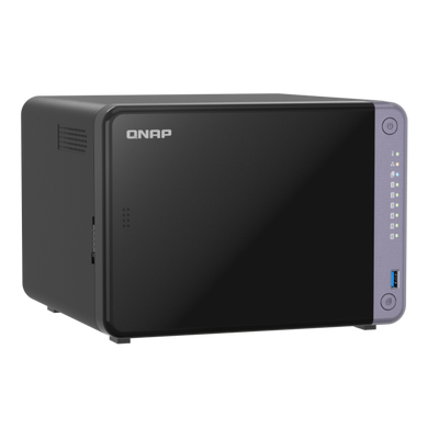 QNAP NAS - 6-bay 3.5" desktop NAS, AL524 4C 2.0GHz, 4GB DDR4 RAM (max 16GB), 2 x 10GbE SFP+, 2 x 2.5GbE, 1 x PCIe Gen3, 2 x USB 3.2 Gen1 - PROMO FINO AD ESAURIMENTO STOCK [TS-632X-4G]