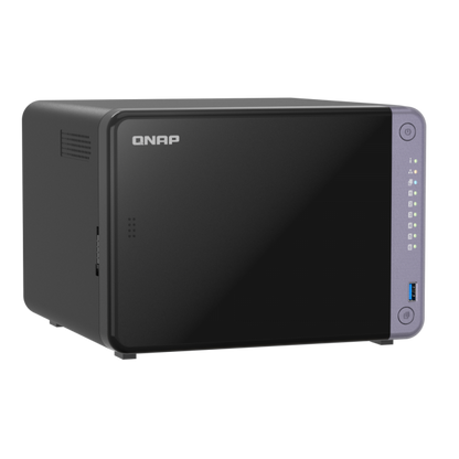 QNAP NAS - 6-bay 3.5" desktop NAS, AL524 4C 2.0GHz, 4GB DDR4 RAM (max 16GB), 2 x 10GbE SFP+, 2 x 2.5GbE, 1 x PCIe Gen3, 2 x USB 3.2 Gen1 - PROMO FINO AD ESAURIMENTO STOCK [TS-632X-4G]