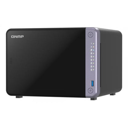QNAP NAS - 6-bay 3.5" desktop NAS, AL524 4C 2.0GHz, 4GB DDR4 RAM (max 16GB), 2 x 10GbE SFP+, 2 x 2.5GbE, 1 x PCIe Gen3, 2 x USB 3.2 Gen1 - PROMO FINO AD ESAURIMENTO STOCK [TS-632X-4G]