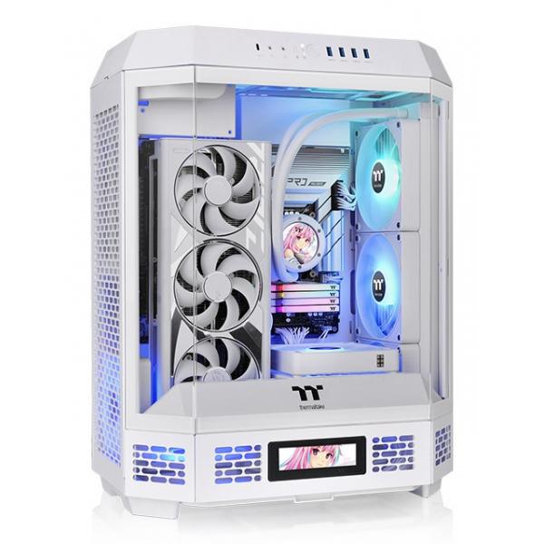 THERMALTAKE CASE M.TOWER THE TOWER 600 SNOW 2 BIANCHE FAN TG [CA-1Z1-00M1WN-00]