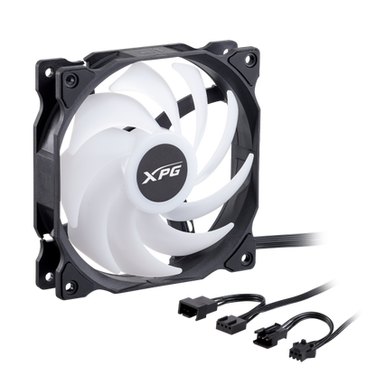 ADATA XPG VENTOLA CASE VENTO R 120 ARGB BLACK (3 PEZZI) 120MM PWM [ADVENTOR120ARGBPWM3C]