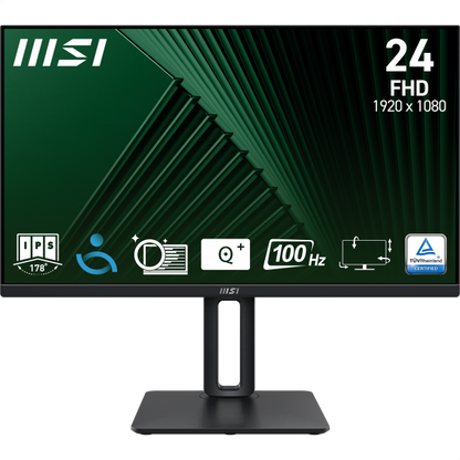MSI MONITOR 23.8 LED IPS 16:9 FHD 1MS 100Hz, DP/HDMI, PIVOT, MULTIMEDIALE [PRO MP245PG]